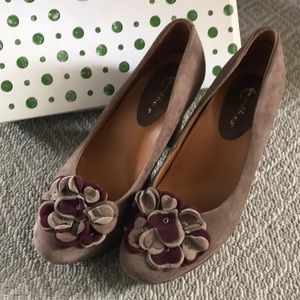Women’s Earthies Monza Dark Taupe Suede Heels